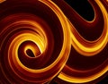 Fiery swirl of colour Royalty Free Stock Photo