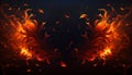 Fiery Symphony: An Abstract Generative AI Composition of Flames
