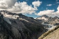 Fieschergletscher - Swiss alpine mountainscape Royalty Free Stock Photo