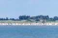 Fiew on the beach of the german island foehr from amrum Royalty Free Stock Photo