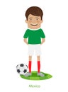 2017 FIFA Confederations Cup Mexico uniform football soccer player