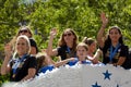 FIFA World Cup Champions US Women National Soccer Team ticker-tape parade