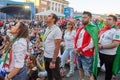 2018 FIFA World Cup, Iranian football fans in St Petersburg.