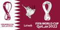 FIFA World Cup logo 2022. Qatar 2022
