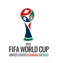 FIFA World Cup 2026 Logo Vector Royalty Free Stock Photo