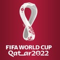 Fifa World Cup 2022 logo on white background