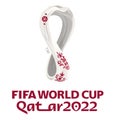 Fifa World Cup 2022 logo on white background
