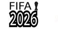 Fifa 2026 world cup official logo design isolated on white background Royalty Free Stock Photo