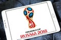 FIFA World Cup Russia 2018 logo Royalty Free Stock Photo