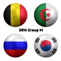 2014 FIFA World Cup Soccer Group H Nations