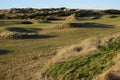 The Fife Coastal Path at Kingsbarns on a sunny New Years Eve 2019 Royalty Free Stock Photo