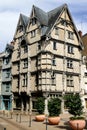 Fifteenth century house in a street of Angers