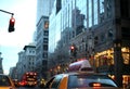 Fifth Avenue at dusk, New York
