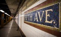 Fifth Avenue Subway Station Royalty Free Stock Photo