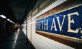 Fifth Avenue Subway Station Royalty Free Stock Photo