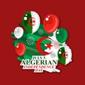 Fifth of July. Independence Day of Algeria