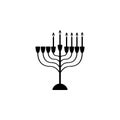 fifth night of Chanukah icon. Element of hanukkah icon for mobile concept and web apps. Detailed fifth night of Chanukah icon can