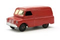 Fifties and Sixties toy retro red Van Royalty Free Stock Photo