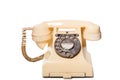 Fifties GPO vintage ivory telephone Royalty Free Stock Photo