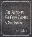 Fifty enemies Aristotle