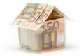 Fifty Euro Cottage Royalty Free Stock Photo