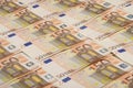 Fifty euros banknotes Royalty Free Stock Photo