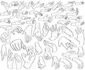 Fifty Hands in Different Perspective (Expressive)