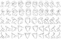 50 Mouths (4 - Digital Art) 3D to 2D