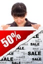 Fifty percent discount Royalty Free Stock Photo