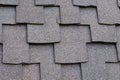 Fifty Year Roof Shingles on Steep Roof, close up