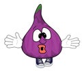Fig cartoon character Royalty Free Stock Photo