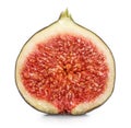 Fig fruit isolated white background Royalty Free Stock Photo