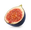 Fig fruit isolated white background Royalty Free Stock Photo