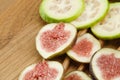 Fig and guava fruits