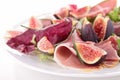 Fig and ham Royalty Free Stock Photo
