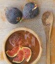 Fig marmalade background Royalty Free Stock Photo