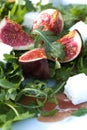 Fig fruit salad. Royalty Free Stock Photo