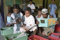 Fight against illiteracy through mobile library, Brazil Royalty Free Stock Photo