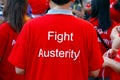 Fight Austerity T-shirt