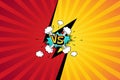 Fight backgrounds comics style design. Vector illustration
