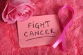 Fight cancer Royalty Free Stock Photo