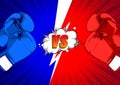 Fight Comic Background 65 Royalty Free Stock Photo