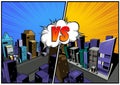 Fight Comic Background 84 Royalty Free Stock Photo
