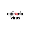 Fight corona virus. Vector illustration isolated on white background