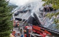 Fight fire at hotel Junior Jasna, Slovajkkia