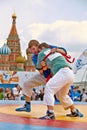Fight of participants of first All-Russian tournament