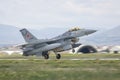 Fighter Aircraft Landing to Konya Airport during Anatolian Eagle Air Force Exercise Royalty Free Stock Photo