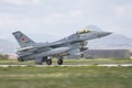 Fighter Aircraft Landing to Konya Airport during Anatolian Eagle Air Force Exercise