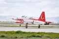 Fighter Aircraft take-off from Konya Airport during Anatolian Eagle Air Force Exercise Royalty Free Stock Photo