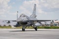 Fighter Aircraft Taxiing in Konya Airport during Anatolian Eagle Air Force Exercise